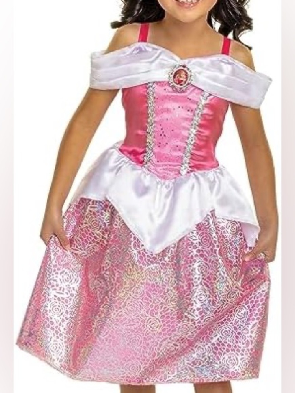 Disney Princess Aurora Sleeping Beauty Costume Dress Girls 4-6X